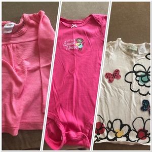 18-24 month girls long sleeve tops/onesie